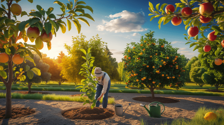 Comment réussir la plantation d&rsquo;arbres fruitiers ?