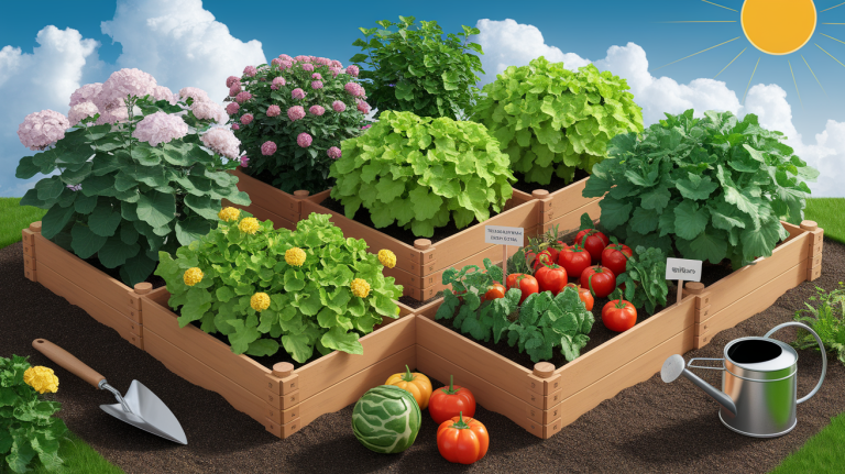 Pourquoi opter pour un potager en carré pour débutants ?