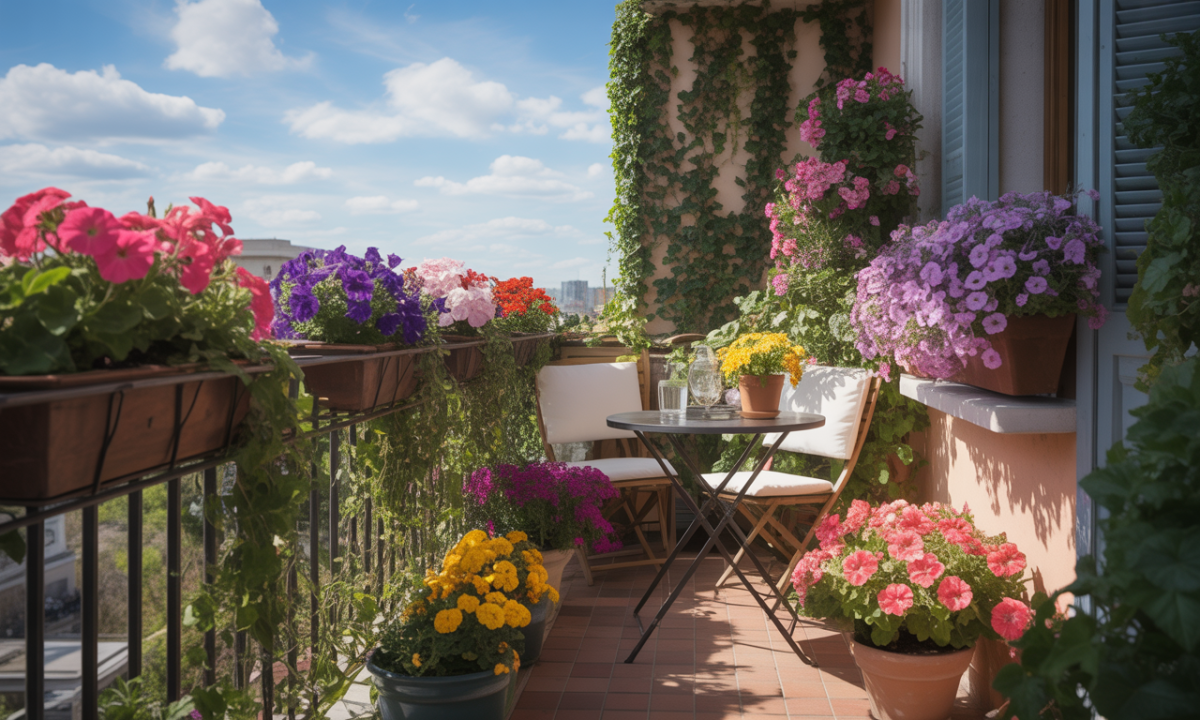 Comment créer un balcon fleuri tout l’été ? découvrez nos conseils pratiques pour créer un balcon fleuri et coloré tout l'été. astuces de choix de plantes, entretien et idées déco pour profiter d'un espace extérieur fleuri et accueillant toute la saison.